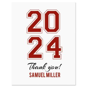 Collegiate Thank You Cards