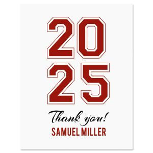 Collegiate Thank You Cards - Light Stock