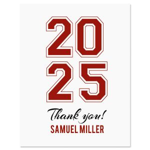 Collegiate Thank You Cards - Heavy Stock