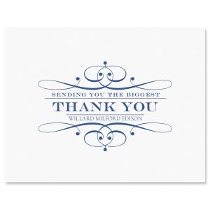 Elegant Thank You Cards - Light Stock