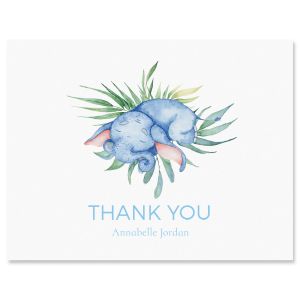 Sleeping Elephant Thank You Cards