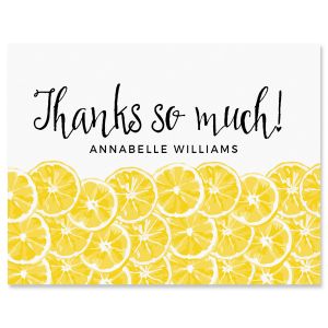 Lemons Thank You Cards