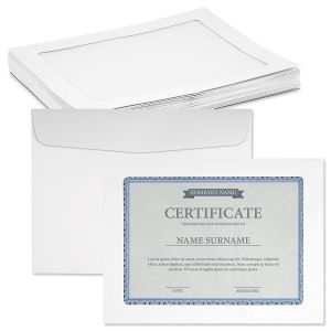 White Window Envelopes 