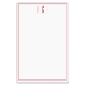 Stripes Personalized Notepads - Pink