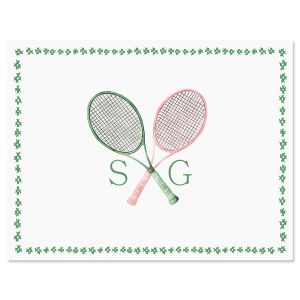 Tennis Personalized Note Cards