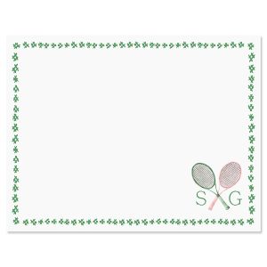 Tennis Personalized Correspondence Cards