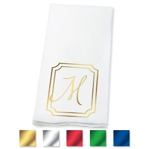 Frame Initial Disposable Hand Towels