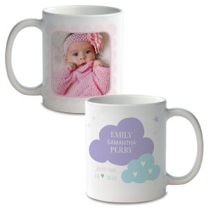Baby Girl Personalized Photo Mug