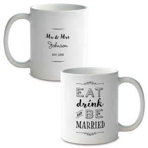 Be Married Personalized Ceramic Mug White