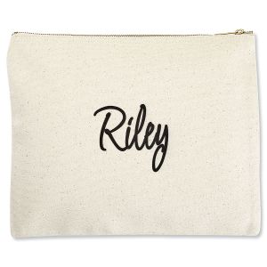 Personalized First Name Zippered Pouch