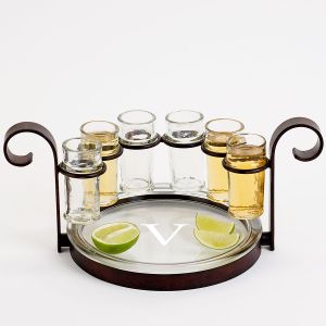 Fiesta 6 Shot Personalized Tequila Set