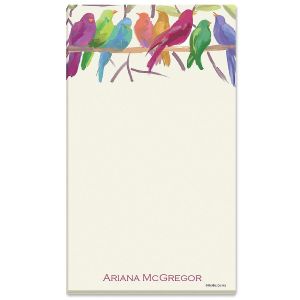 Flocked Together Personalized Notepads
