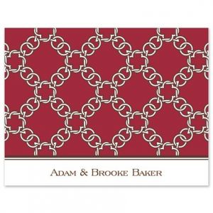 Red Links Note Card