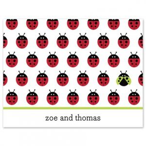 Ladybug Repeat Note Card