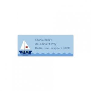 Sailboat Address Label