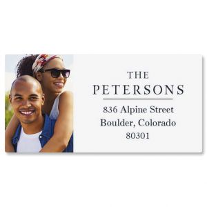 Classic Custom Photo Border Address Labels