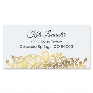 Allure Foil Border Address Labels