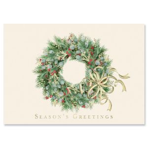 Regal Wreath Greeting Card