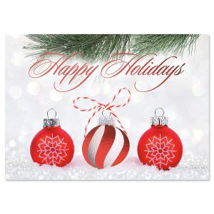 Peppermint Holidays Greeting Card