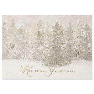 Neutral Treeline Greeting Card