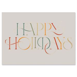 Colorful Holidays Greeting Card