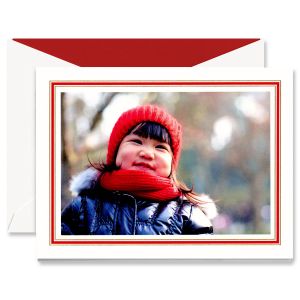 Skiing Santa Greeting Card