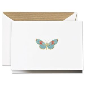 Engraved Butterfly Note Cards Boxed Set