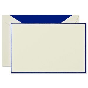 Regent Blue Bordered Correspondence Cards Boxed Set