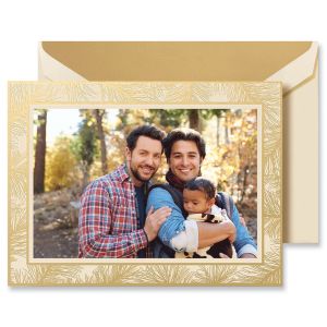Golden Boughs Mounted Photo Card
