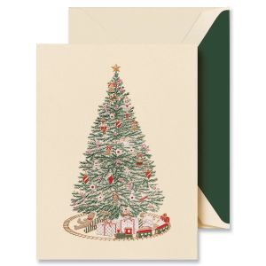 Christmas Morning Tree Christmas Cards Boxed Set