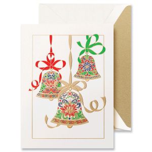 Elegant Bells Christmas Cards Boxed Set
