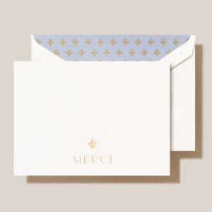 Merci' Engraved Thank You Cards Boxed Set