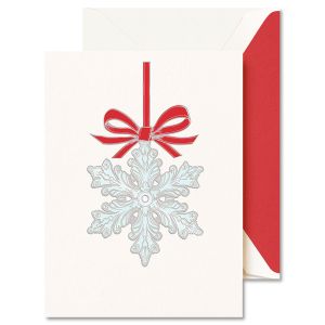 Snowflake Ornament Greeting Cards Boxed Set