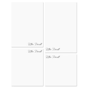 Calligraphy Personalized Notepad Set