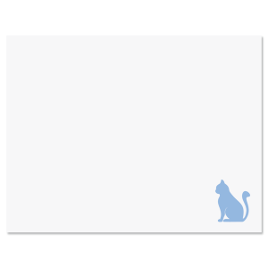 Cat Note Cards with Periwinkle Ink