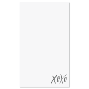 XOXO Notepad - Grey Ink