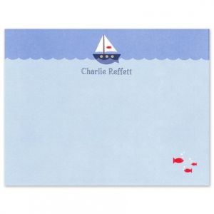 Sailboat Flat Card