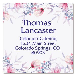 Tender Large Square Custom Address Label