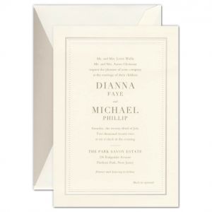 Classic Border Invitation