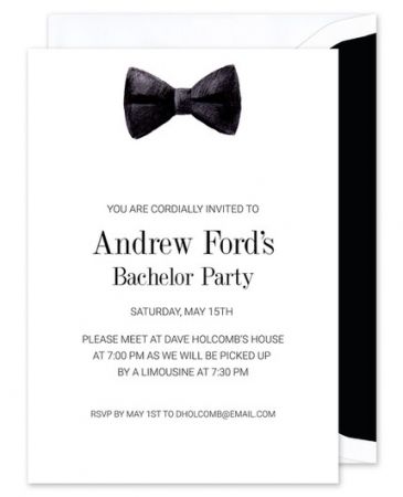black tie invited