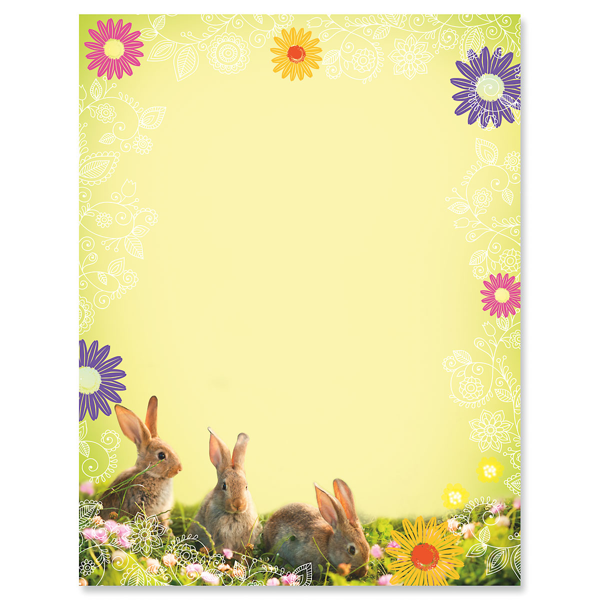 Photo Bunnies Letter Papers | Fine Stationery