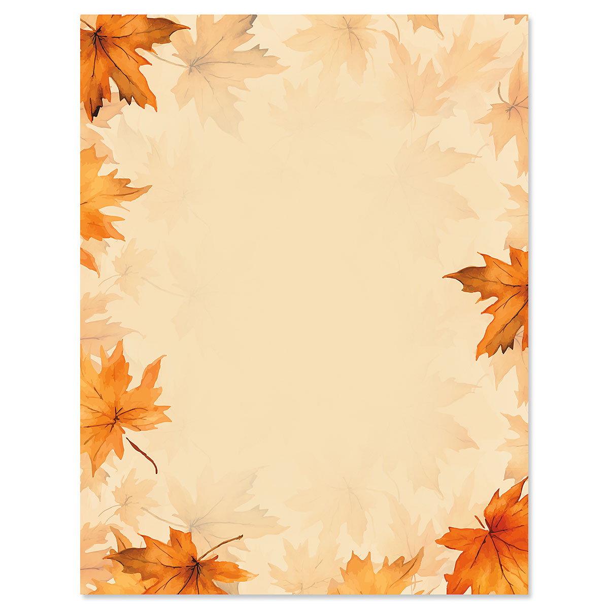 Falling Leaves Letter Papers | Fine Stationery