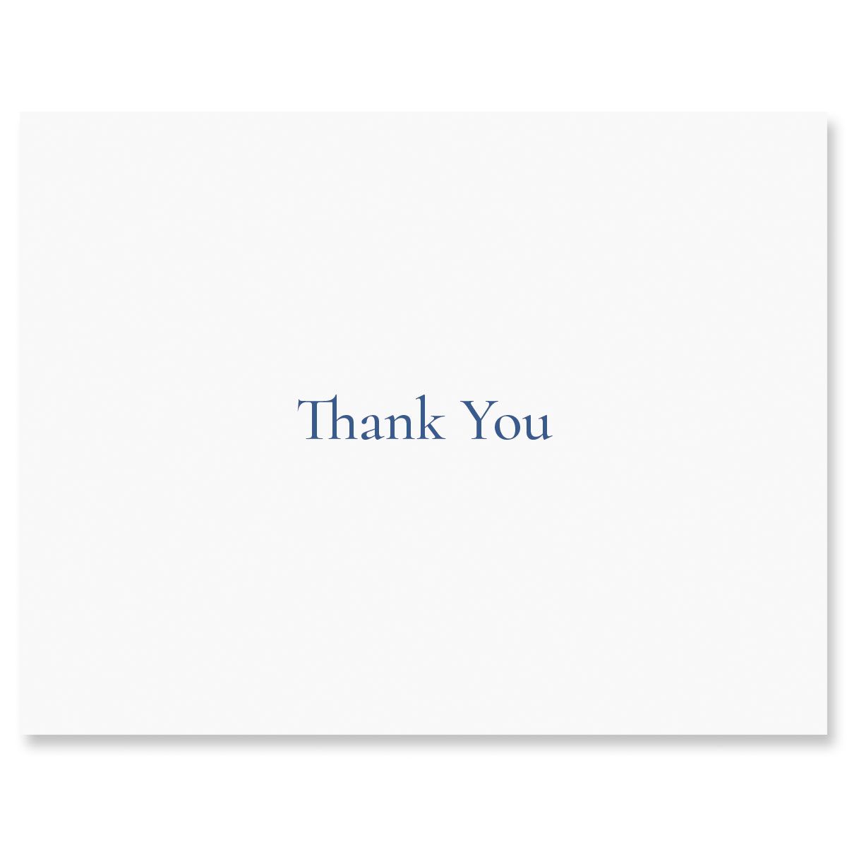 Serif Thank You Note Card Fine Stationery