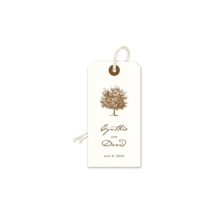 Oak Tree Gift Tag Fine Stationery