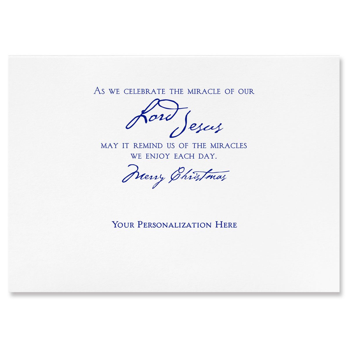 Blessings of Christmas Greeting Card | Fine Stationery