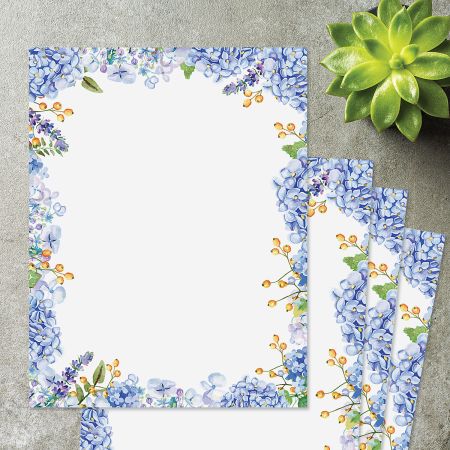 Hydrangea Letter Papers | Fine Stationery