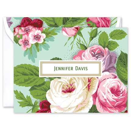Garden Rose Note Card | Fine Stationery