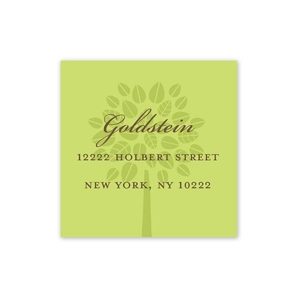 Large Tree Label Green Tree Label | Fine Stationery