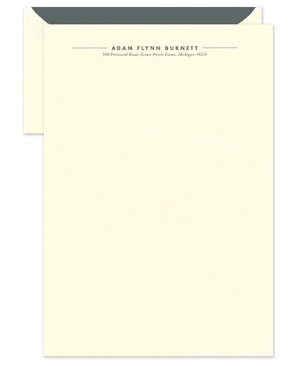 Langley Letterhead | Fine Stationery