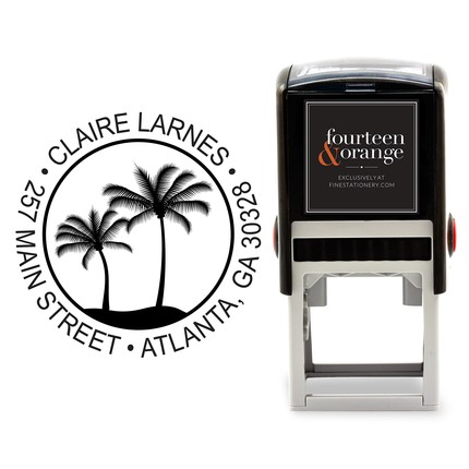 Palm Tree Stamp | Fine Stationery